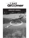 Lake Groomer Operator's Manual
